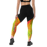 Groove Goddess Compression Leggings - Spring Showers