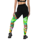 Groove Goddess Compression Leggings - Candyland