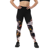 Groove Goddess Compression Leggings - Whitewater Koi