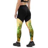 Groove Goddess Compression Leggings - Wildflowers