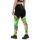 Groove Goddess Compression Leggings - Candyland