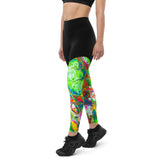 Groove Goddess Compression Leggings - Candyland