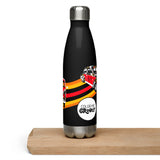 Stainless steel water bottle - Whitewater Koi - black