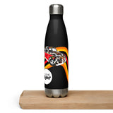 Stainless steel water bottle - Whitewater Koi - black