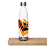 VW Stainless steel water bottle - Whitewater Koi in white