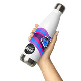 Stainless steel water bottle - Thermacool - white