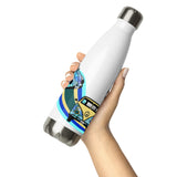 VW Stainless steel water bottle - Cellular Blues