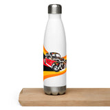 VW Stainless steel water bottle - Whitewater Koi in white