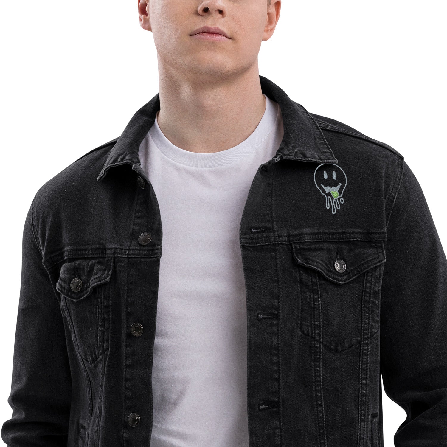 CMG Denim Jacket - Black