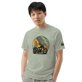 Motorcycle Groove Tee- Golden Riptide