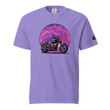 Motorcycle Groove Tee - Pink Vortex