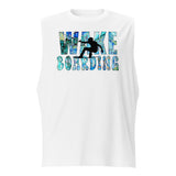 Wakeboarding Muscle Tee - Cellular Blues