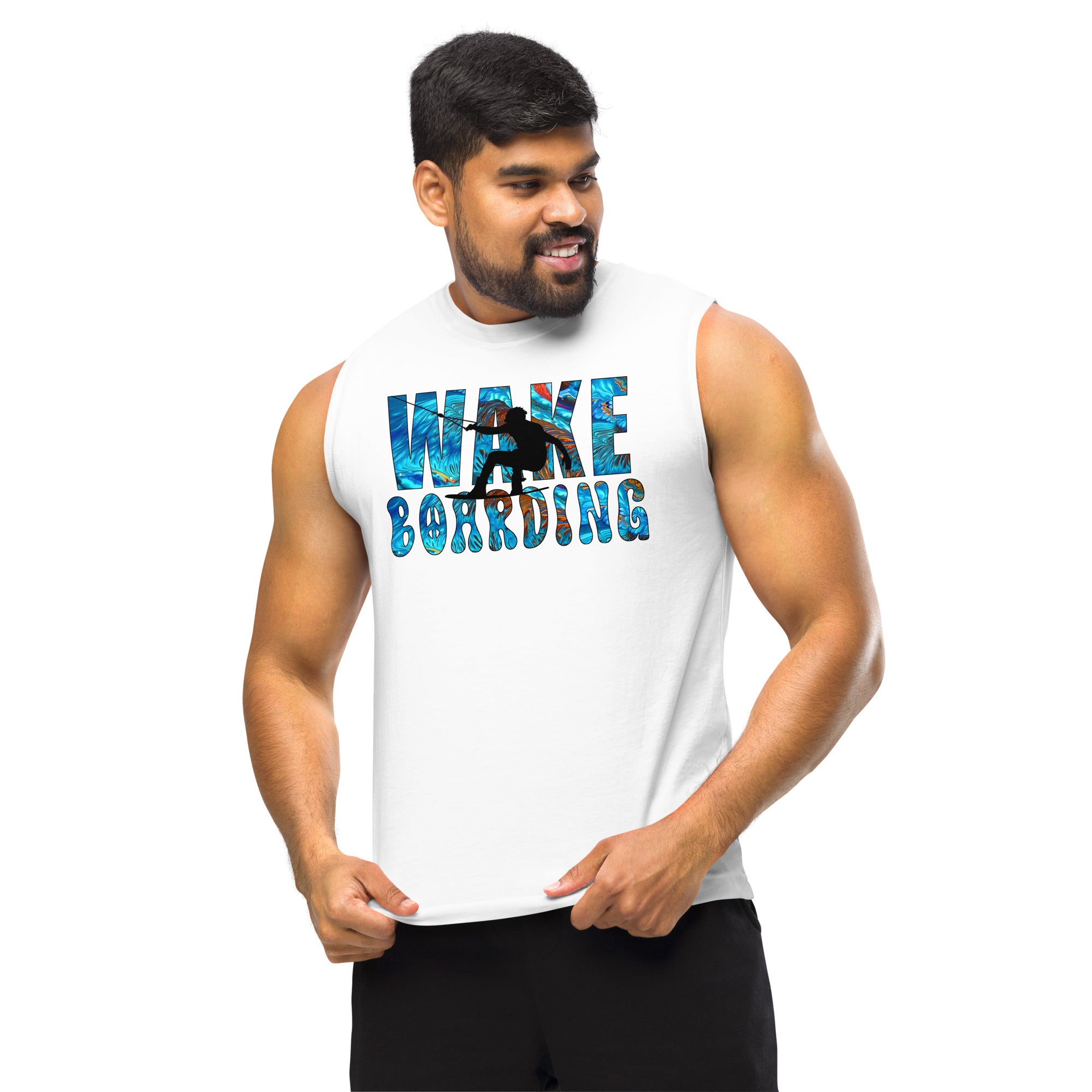 Wakeboarding Muscle Tee - Pacific Current