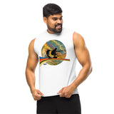 Make Waves Muscle Tee - Golden Riptide