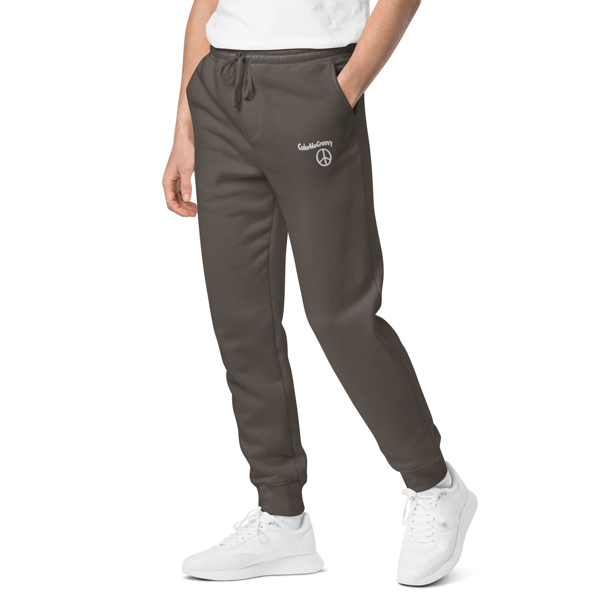 ColorMeGroovy Unisex pigment-dyed sweatpants DARKER