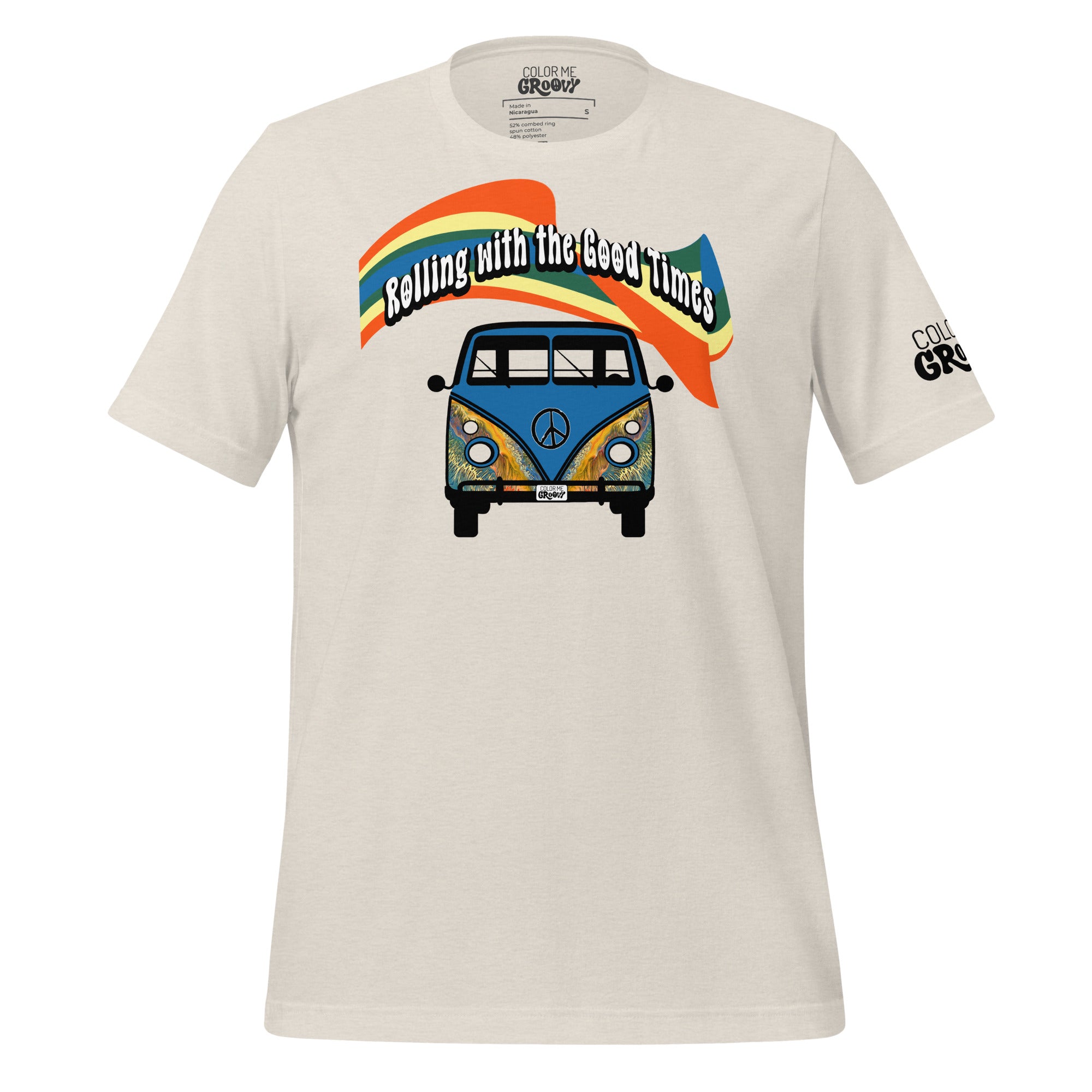 Groovy Bus Tee - Golden Riptide