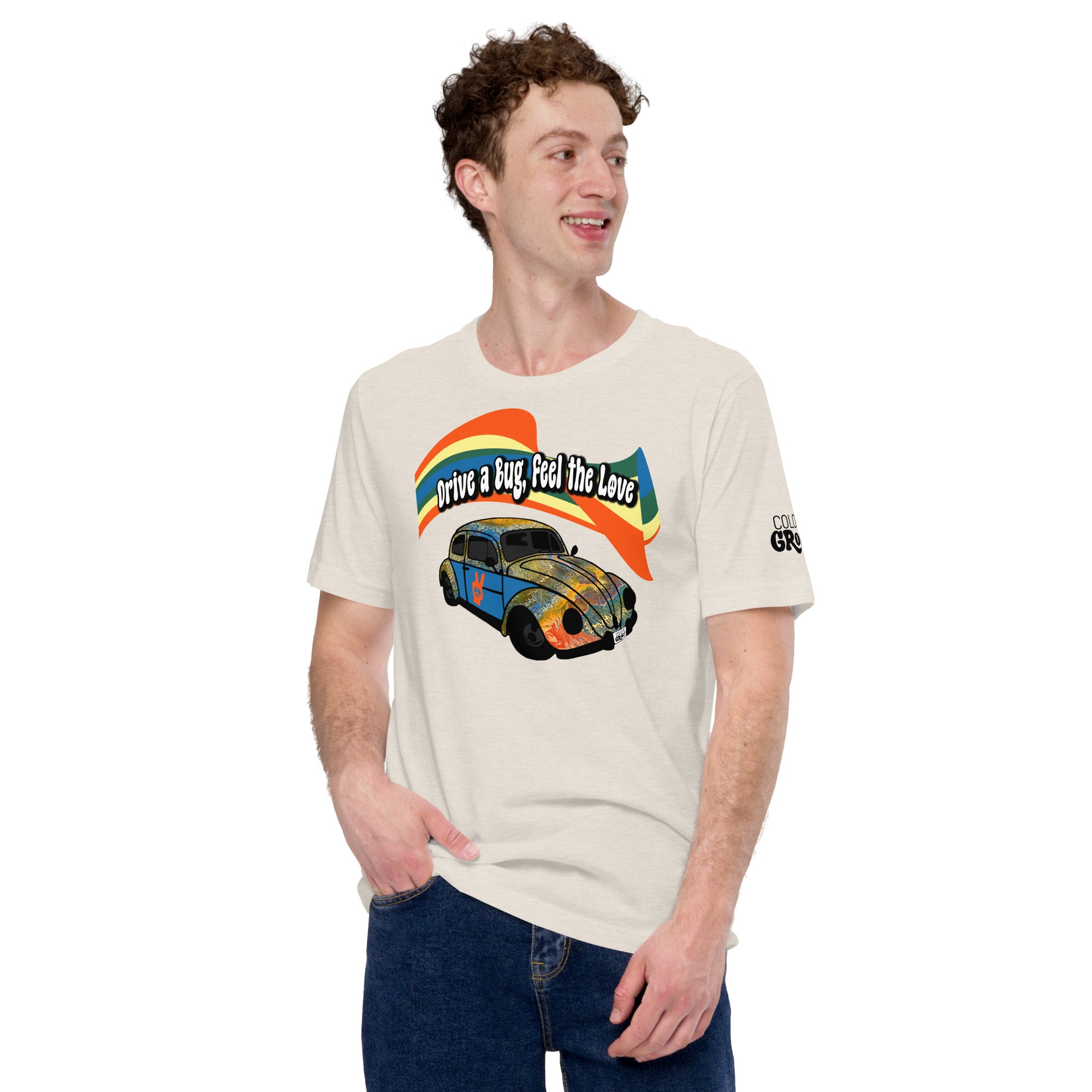 Groovy Bug Tee - Golden Riptide