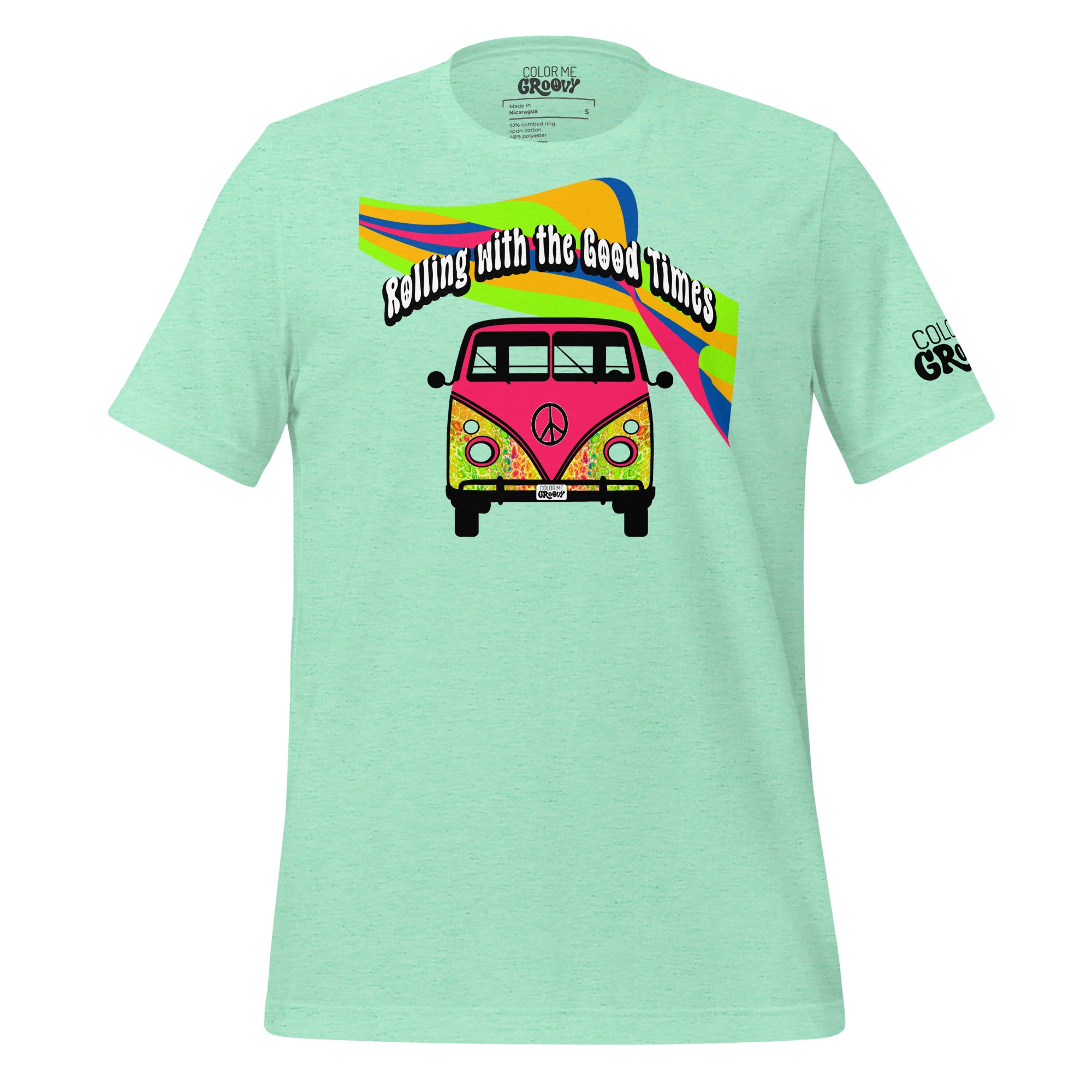 Groovy Bus Tee - Spring Showers