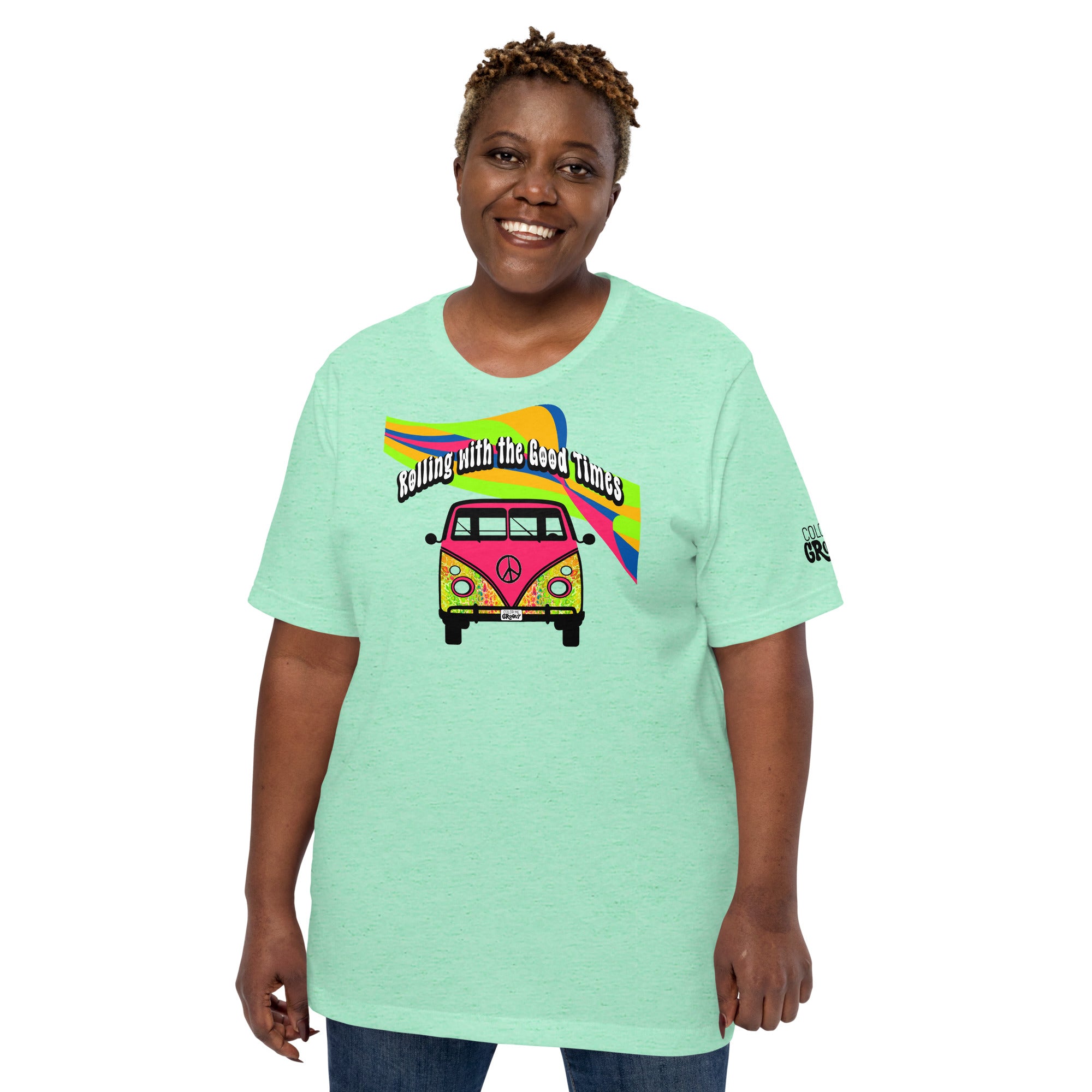 Groovy Bus Tee - Spring Showers