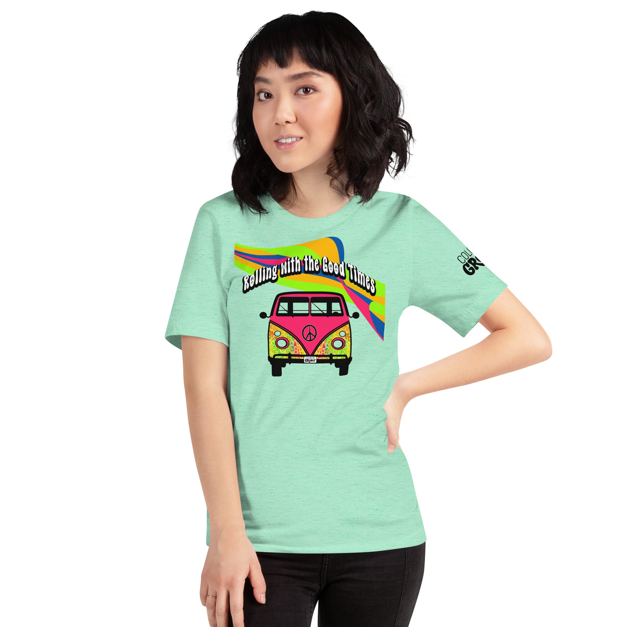 Groovy Bus Tee - Spring Showers