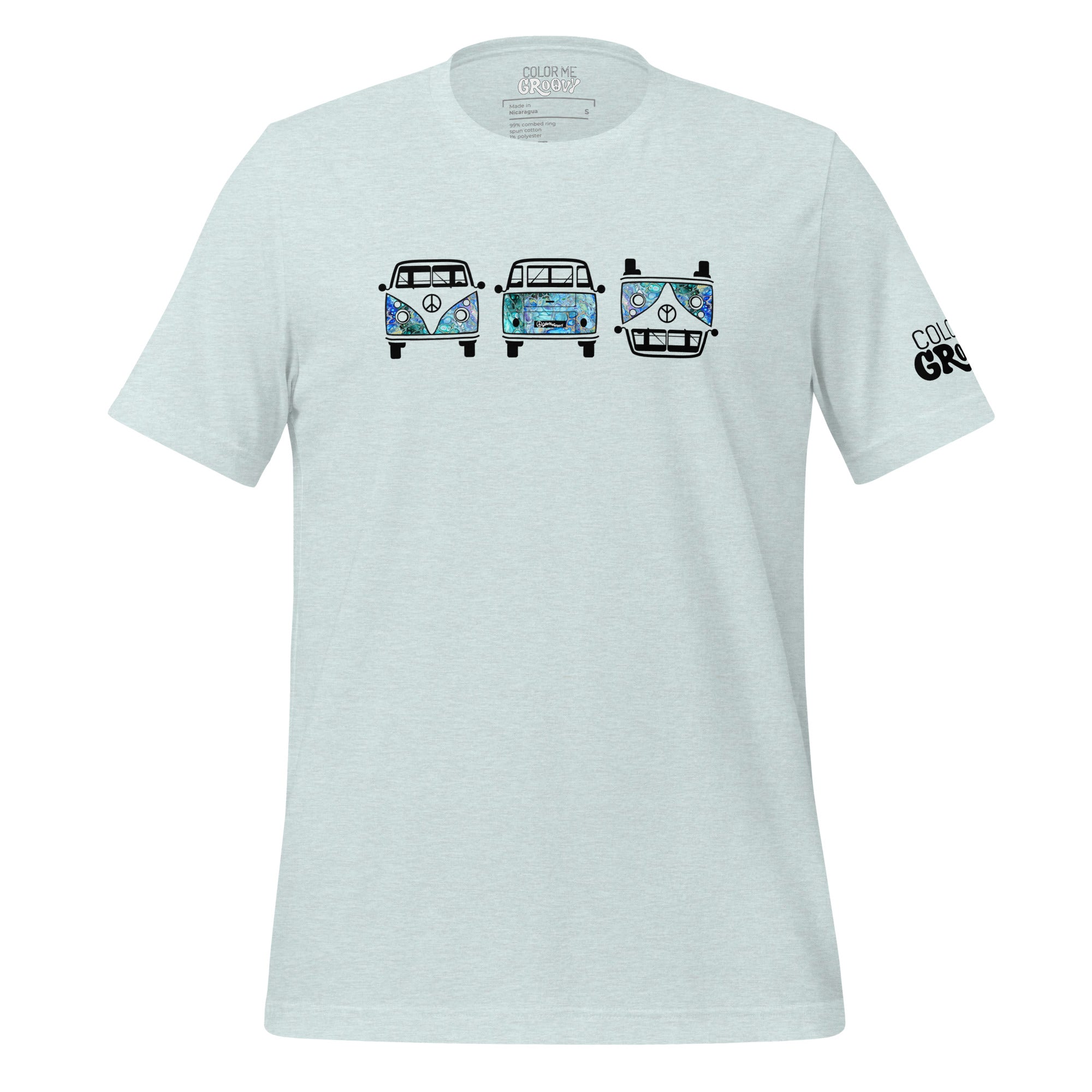 Bus Trio Tee - Cellular Blues