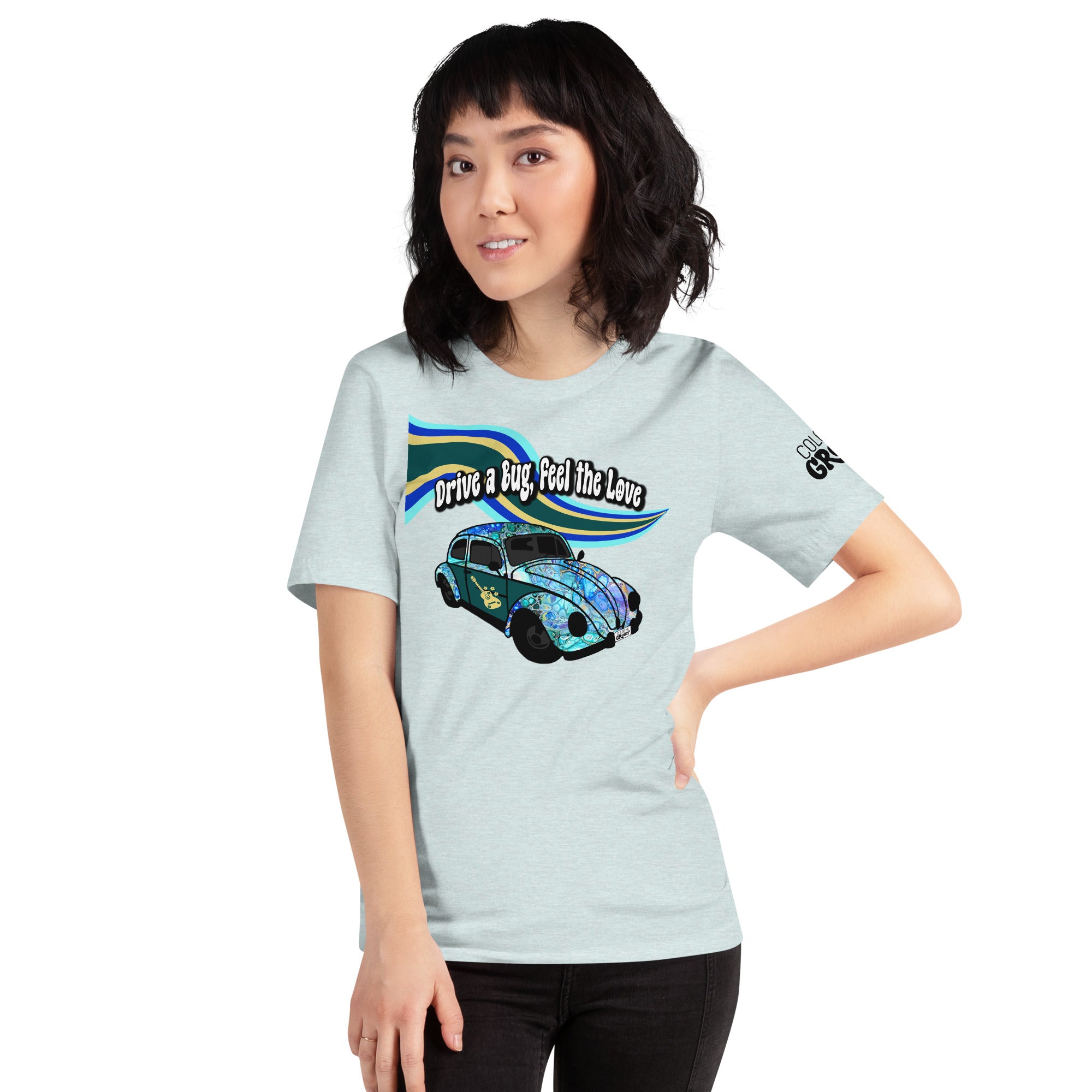 Groovy Bug Tee - Cellular Blues