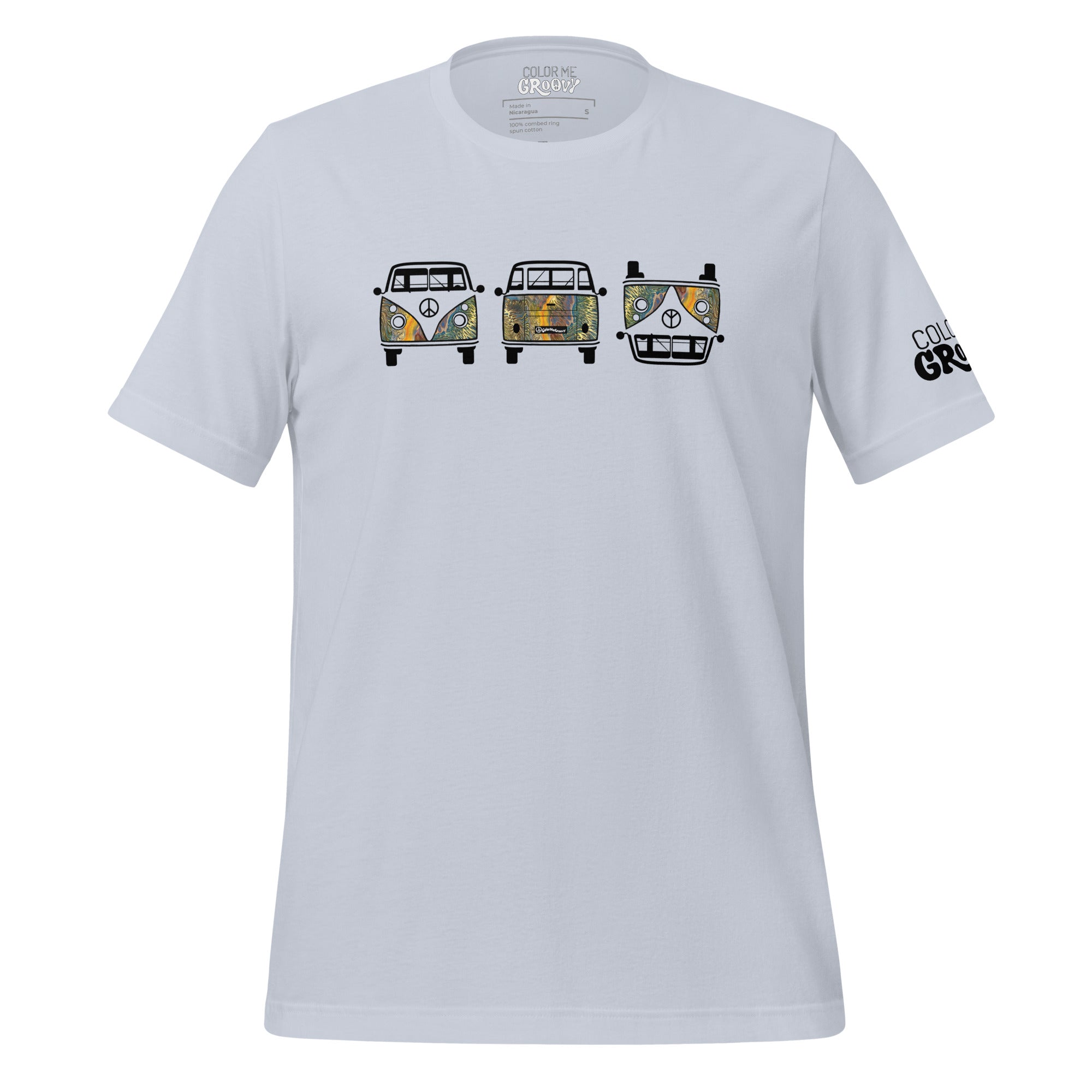 Bus Trio Tee - Golden Riptide