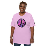 Peace Out Tee - Pink Vortex