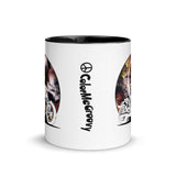 Motorcycle Mug - Whitewater Koi - White