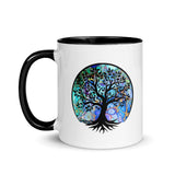 Tree of Life Mug - Cellular Blues