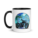 Motorcycle Mug - Cellular Blues