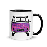 VW Van Mug - Pink Vortex