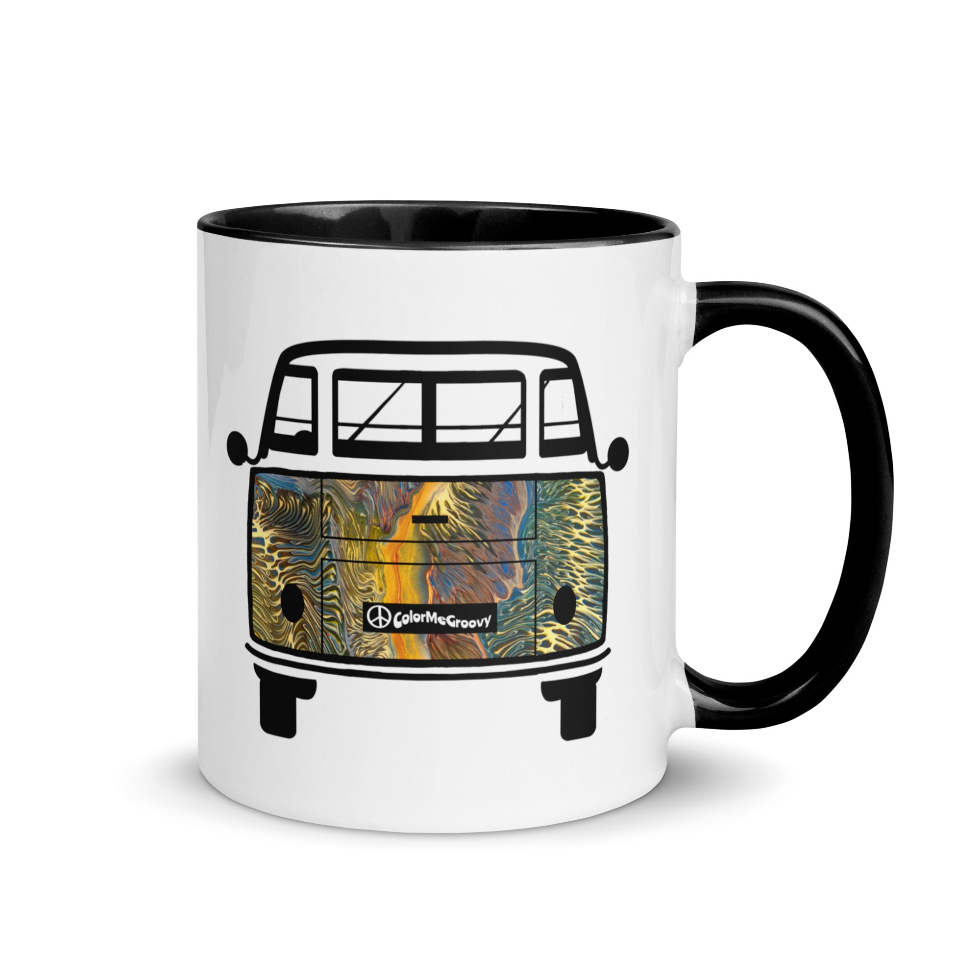 VW Bus Mug - Golden Riptide