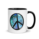 Peace Out Mug - Cellular Blues