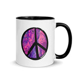 Peace Out Mug - Pink Vortex