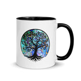 Tree of Life Mug - Cellular Blues