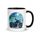 Motorcycle Mug - Cellular Blues