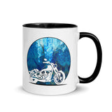 Motorcycle Mug - Water Wizard - White