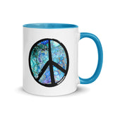 Peace Out Mug - Cellular Blues