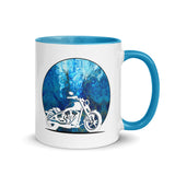 Motorcycle Mug - Water Wizard - White