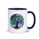 Tree of Life Mug - Cellular Blues