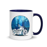 Motorcycle Mug - Water Wizard - White