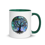 Tree of Life Mug - Cellular Blues