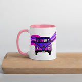 Groovy VW Mug - Pink Vortex