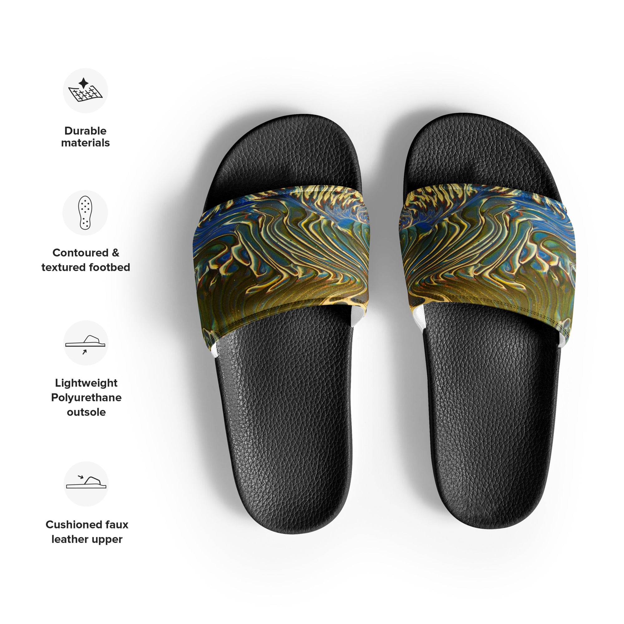 Women's slides - Golden Riptide